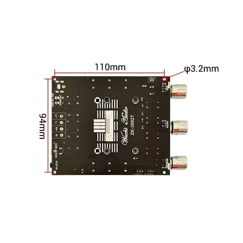 Amplificator audio stereo 2x300W cu TPA3255, ZK-3002T - eMAG.ro