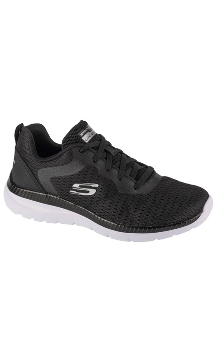 Sportcipő, Skechers Bountiful - Quick Path 12607-BKW, fekete, 41 EU