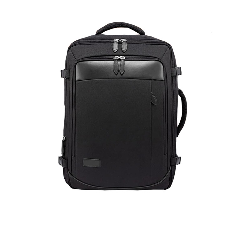 Dollcini, rucsac pentru laptop, unisex, impermeabil, pentru afaceri, geanta de lucru neagra