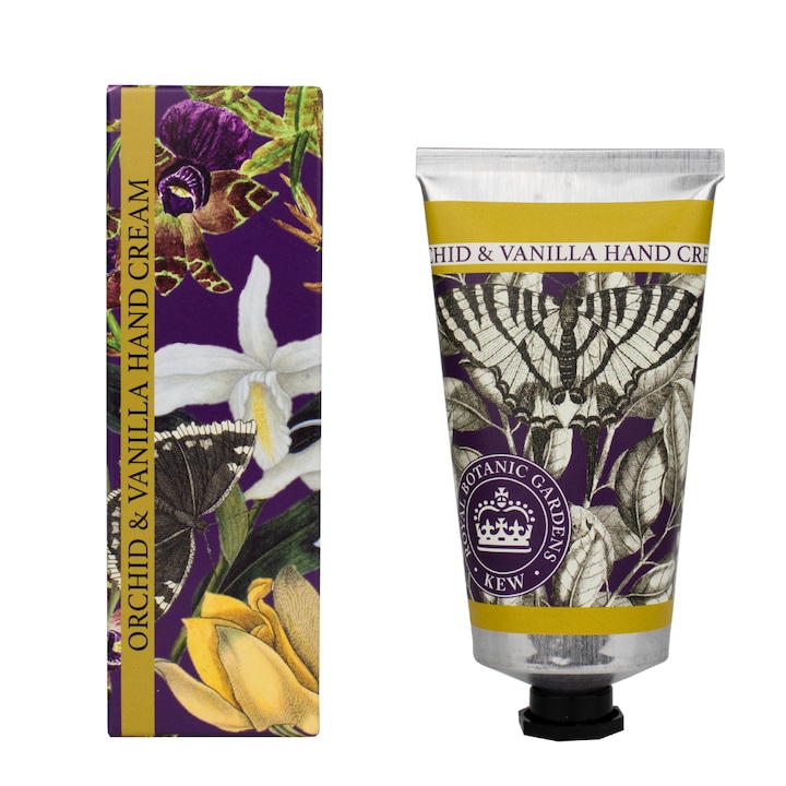 Крем за ръце English Soap Company, Kew, Орхидея и Ванилия, 75 мл