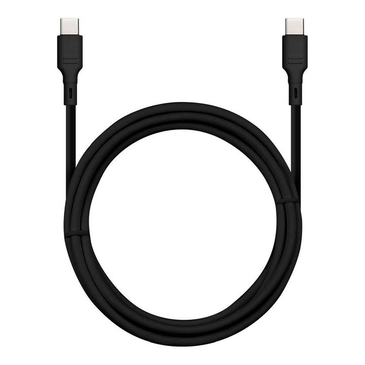Bluestar kábel - Type-C (USB-C) / Type-C (USB-C) fekete kábel 1m, 60W ﻿