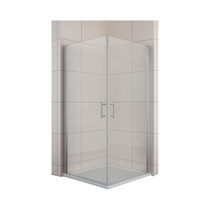 Cabina de dus, Nano-acoperita, Rezistenta la stropire, 90x90x185 cm