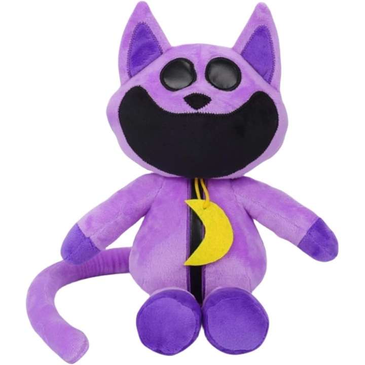 Poppy Playtime Catnap cica plüss 30cm, lila, 1db