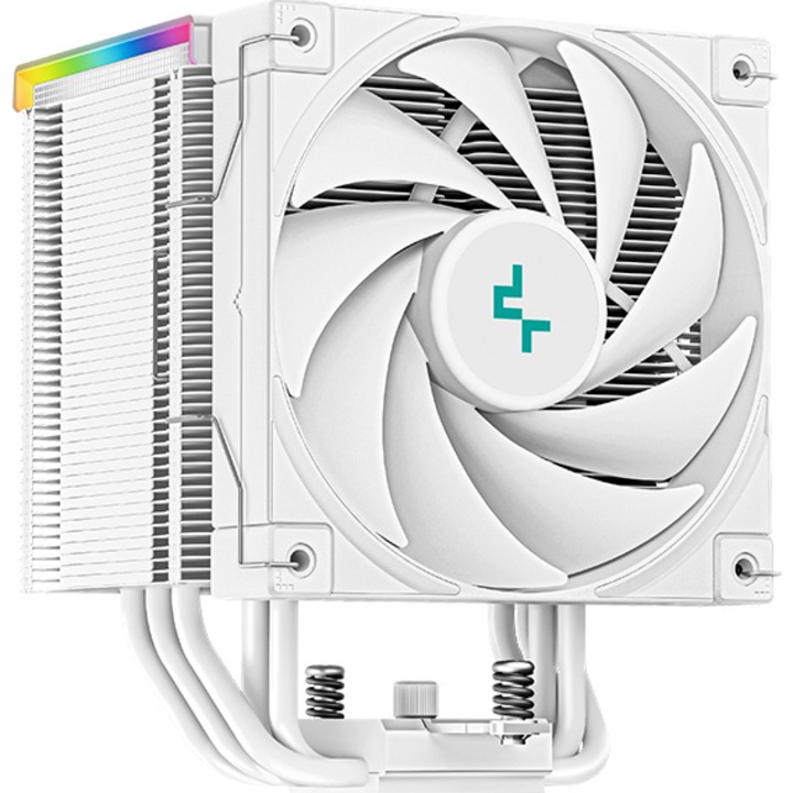 Охладител за процесор DeepCool AK500 Digital WH, 120 мм, С въздух, skt. Intel/ AMD, RGB осветление
