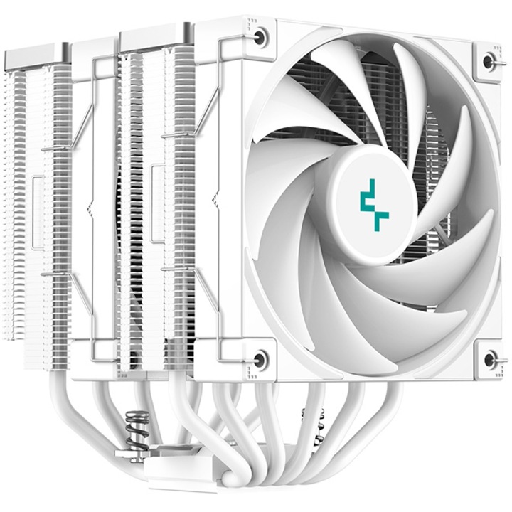 Охладител за процесор DeepCool AK620 WH, 240 мм, С въздух, Intel/AMD