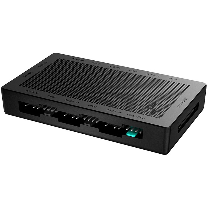 Вентилаторен хъб DeepCool SC790, PC вентилаторен порт x 6, ARGB осветление