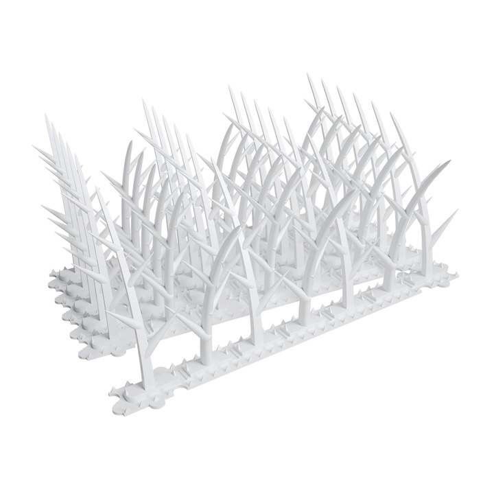 6 db mechanikus csapda készlet, UV álló, fehér, 30x12x11,6cm