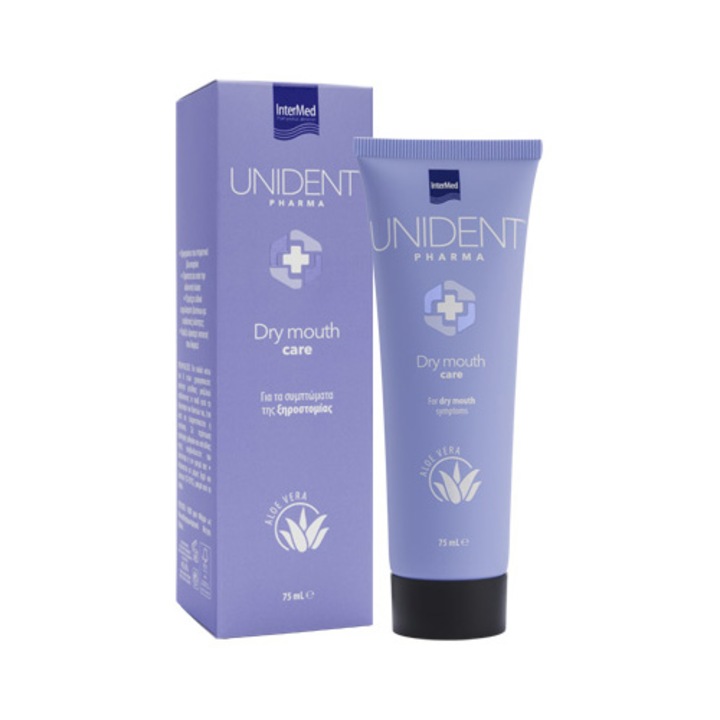 Fogkrém szájszárazság tüneteire, Dry Mouth Care, Intermed Unident Pharma, 75 ml