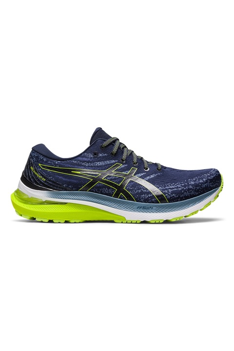Asics, Pantofi din material textil pentru alergare Gel-Kayano 29, Verde lime/Bleumarin