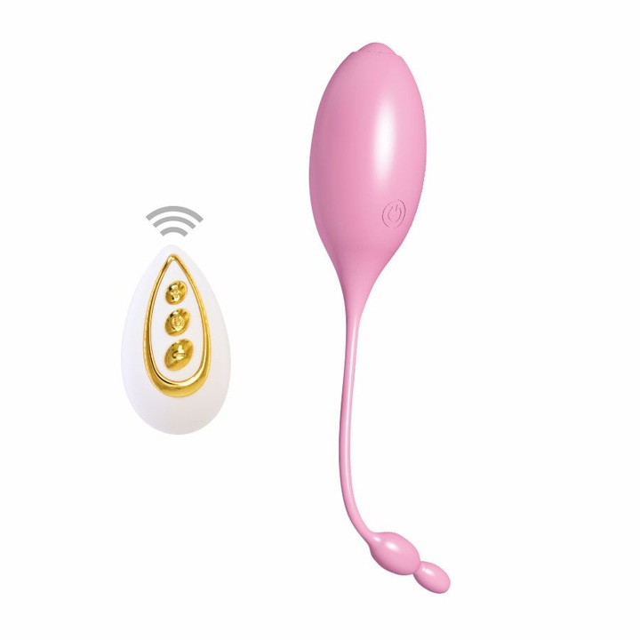 Vibrátor Bq87, szilikon, 19x3cm, rózsaszín