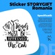 Sticker Exterior cu labute si mesajul "Toti prietenii trebuie sa fie aprobati de pisica", Vinyl Negru, 90 cm