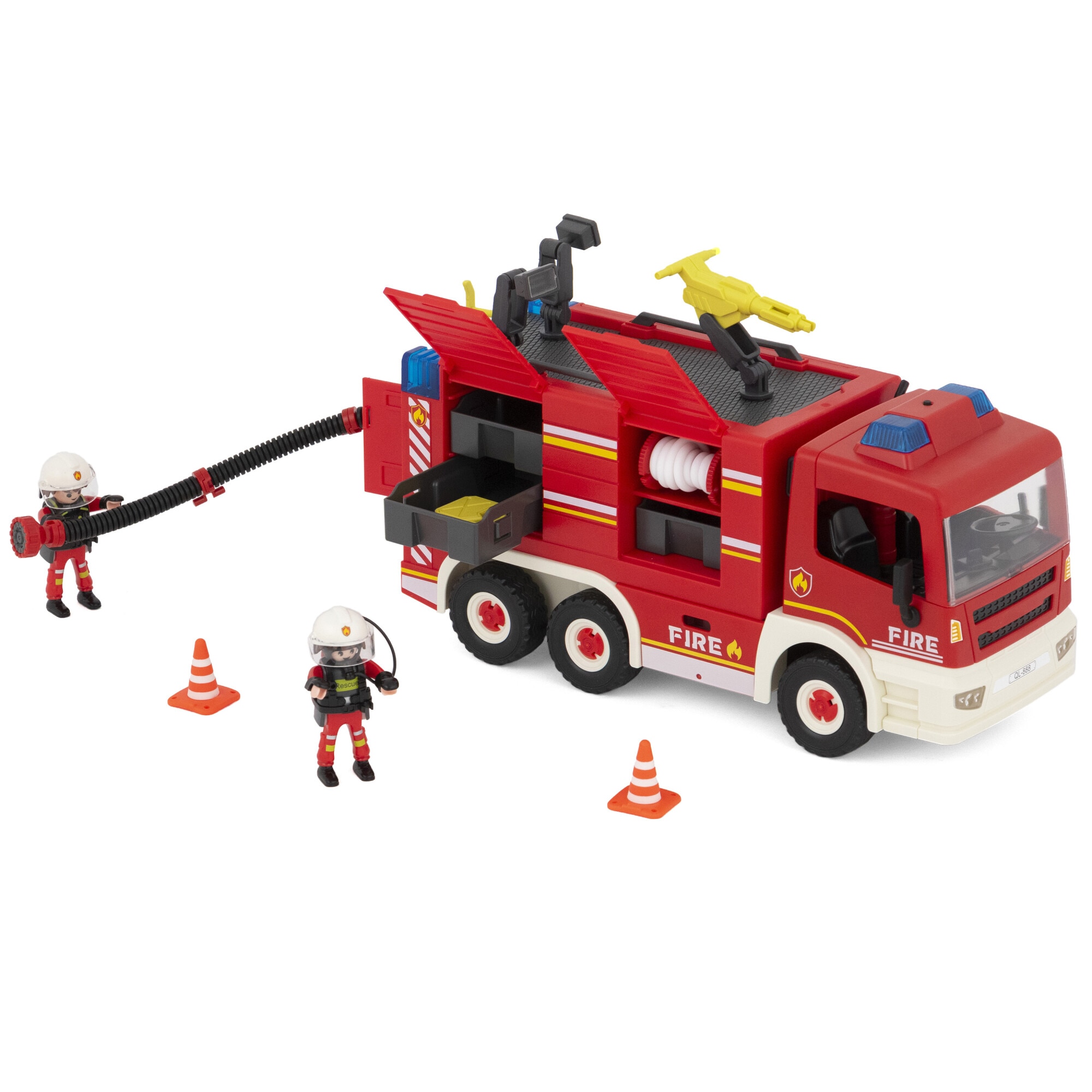 Set masina pompieri, Mappy Power Planet, cu lumini sunete