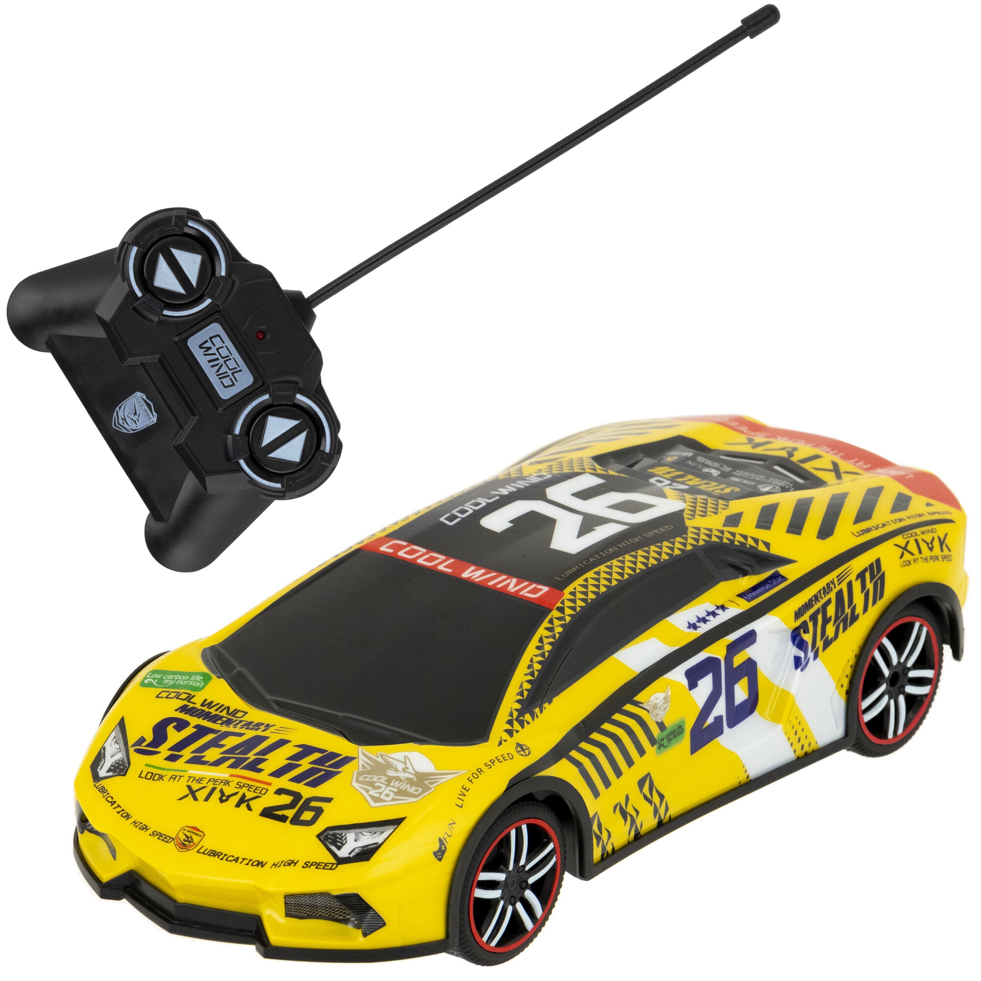 Masinuta cu telecomanda Mappy - Super Gallop, scara 1:14, galben