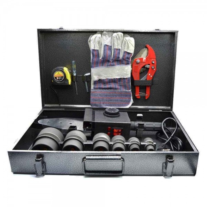 Комплект за запояване на полипропиленови тръби, 2000W, 12 бр