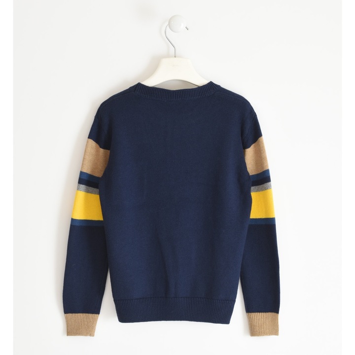 Csíkos pulóver fiúknak, I Do, 4.3774, Többszínű, 170-176 cm