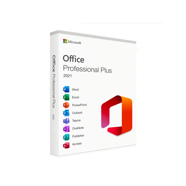 Microsoft Office 2021 Pro Plus licenc, USB
