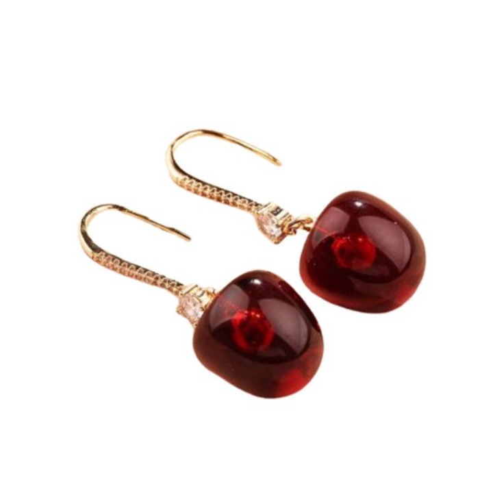 Cercei dama, Aliaj metalic, Model Cirese