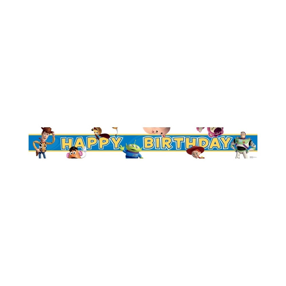 Banner folie Toy Story Happy Birthday, Riethmueller, 1 buc