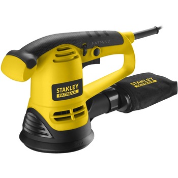 Masina de slefuit orbitala Stanley FatMax FME440K, 480 W, 12000 RPM, 125 mm, Geanta transport Masina de slefuit orbitala Stanley FatMax FME440K, 480 W, 12000 RPM, 125 mm, Geanta transport