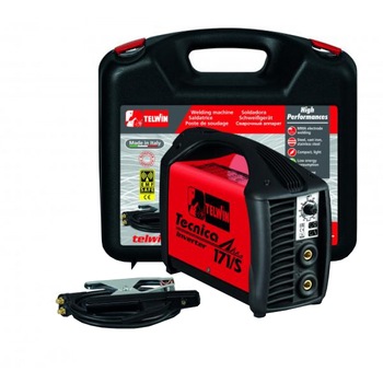 Invertor de sudura Telwin TECNICA171ACX, 150 A, electrod 1.6-4.0 mm, 6.9 kg + cutie transport Invertor de sudura Telwin TECNICA171ACX, 150 A, electrod 1.6-4.0 mm, 6.9 kg + cutie transport