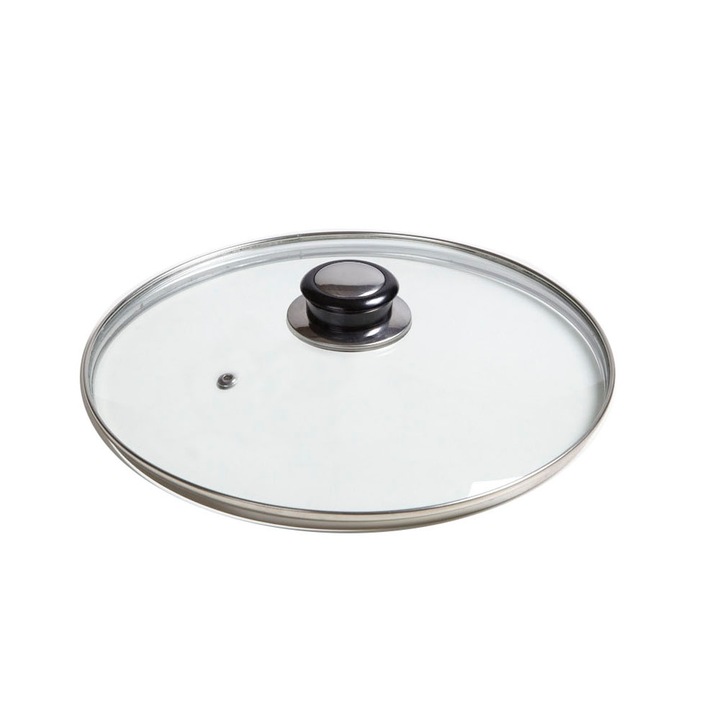 Capac din sticla termorezistenta OTI, 28 cm