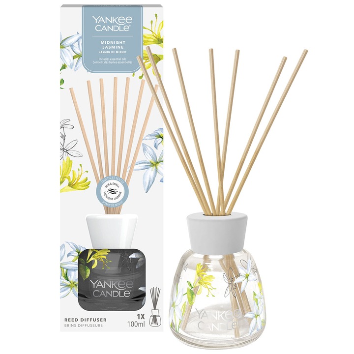 Betisoare Parfumate Midnight Jasmine 100ml, Yankee Candle