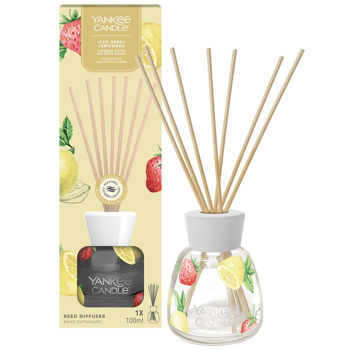 Illatosító rudak Iced Berry Limonádé 100ml, Yankee Candle