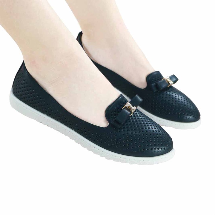 Дамски балеринки, X23-330, черни 103355, Черен