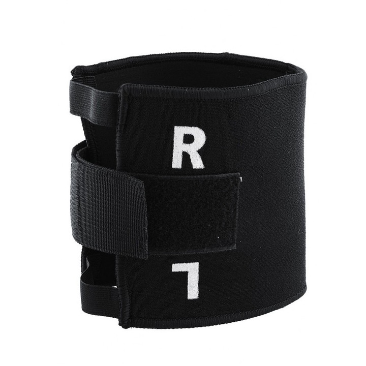 Genunchiera cu tampon de presiune pentru ameliorarea sciaticii, Negru