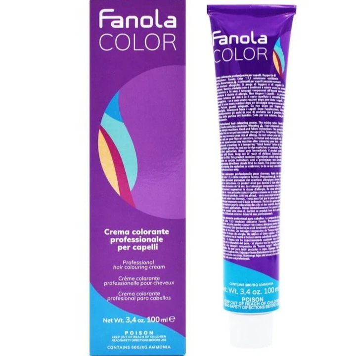Fanola Color Professional Hair Colouring Cream vopsea profesionala permanenta pentru par 5.4 100 ml