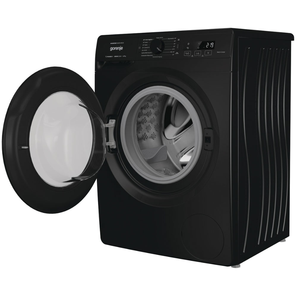 Gorenje Masina de spalat, WNRPI74APSB, 7 kg, 1400 rpm, Negru