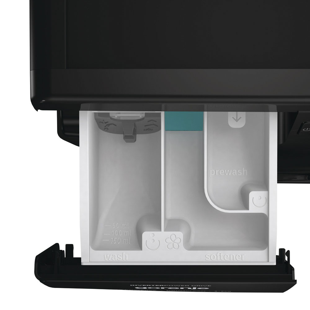 Gorenje Masina de spalat, WNRPI74APSB, 7 kg, 1400 rpm, Negru
