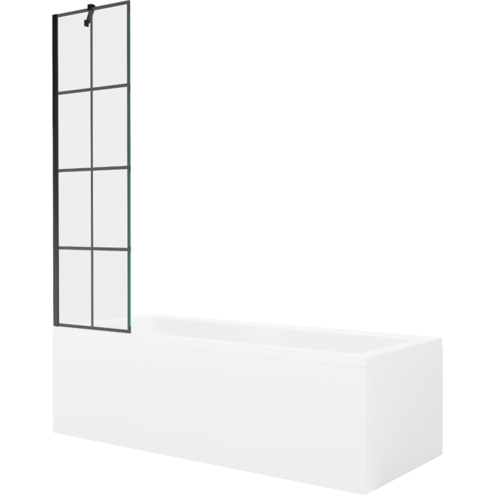 Cada dreptunghiulara, Mexen, Cubik, 22168, 170 x 70 cm, Acril, Alb