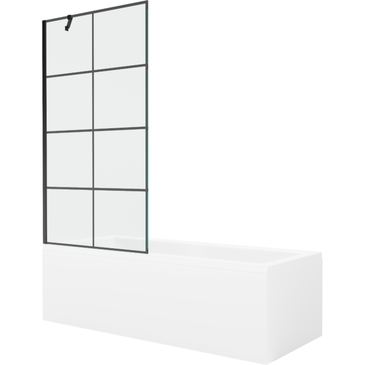 Cada dreptunghiulara, Mexen, Cubik, 22172, 170 x 70 cm, Acril, Alb