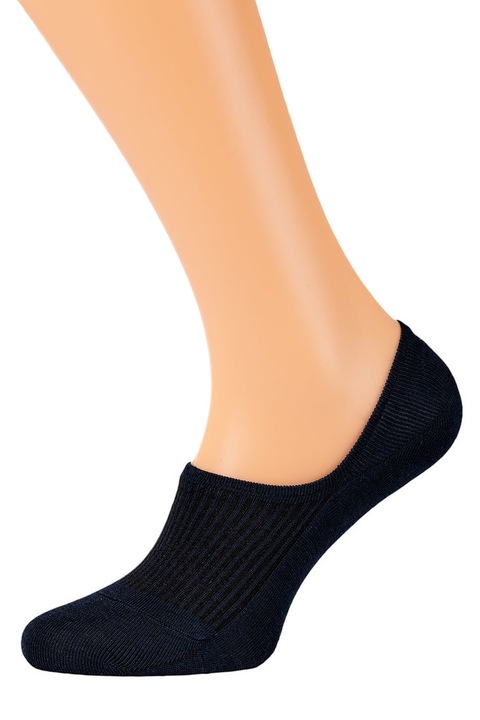 Sosete tip talpici, bambus, unicolor, barbati, Negru