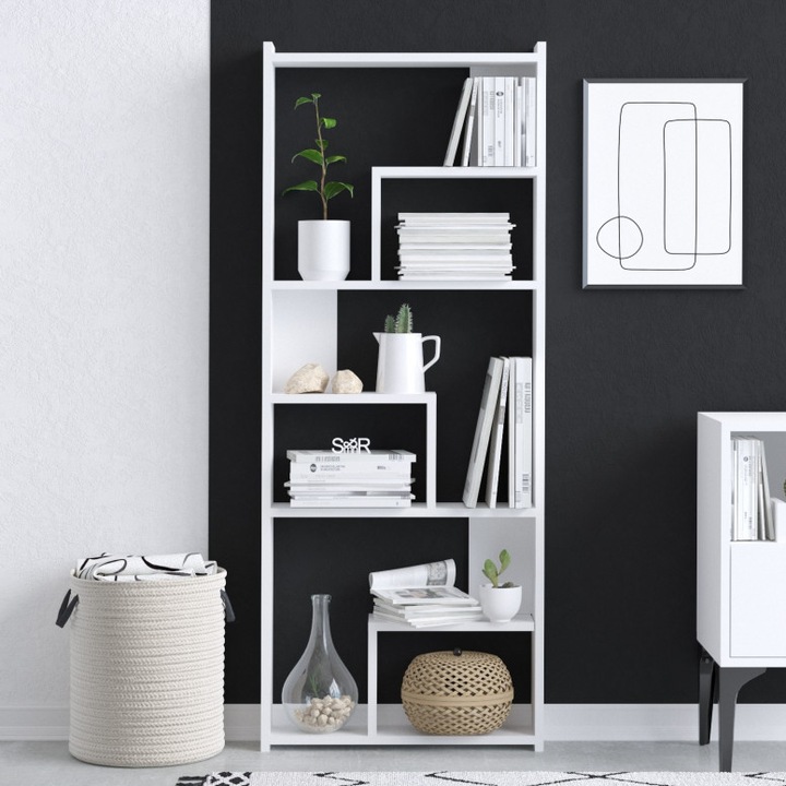 Polc, RD-102896, Fehér, 60x150x15 cm