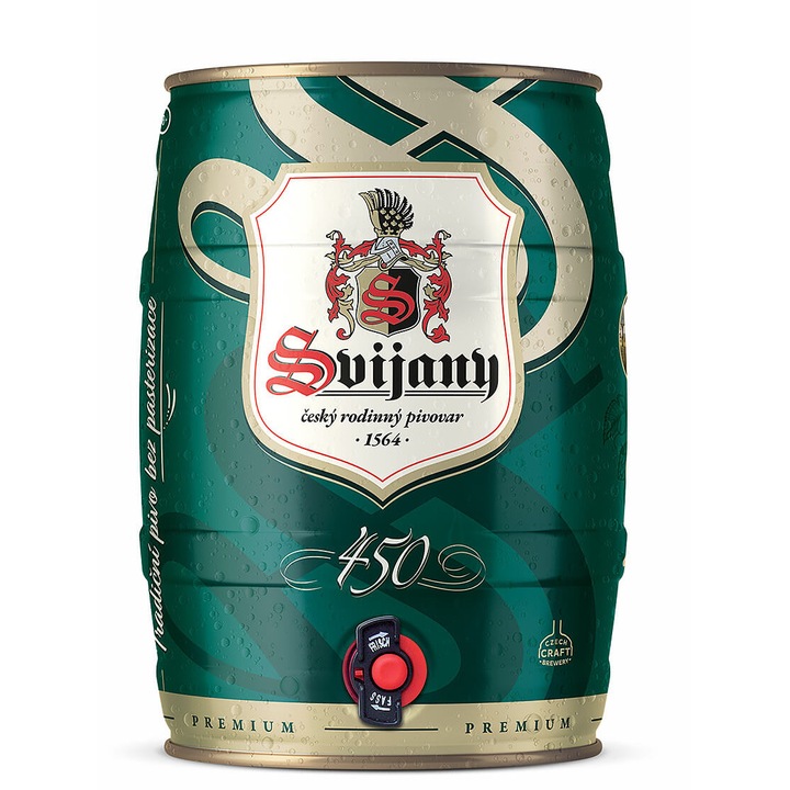 Bere Svijany 450 la butoias de 5l, 4.6% alcool