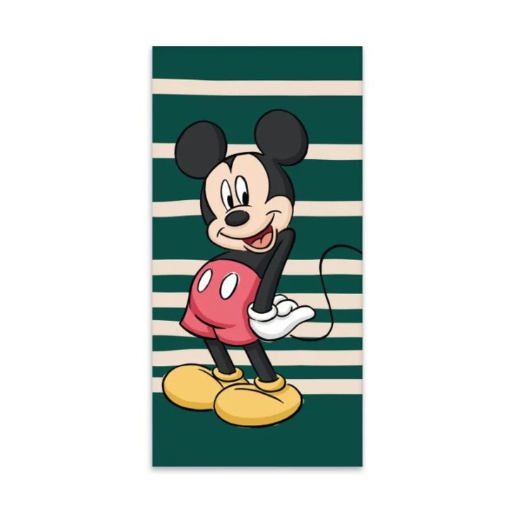 Хавлиена кърпа Disney Mickey зелена 60x120см
