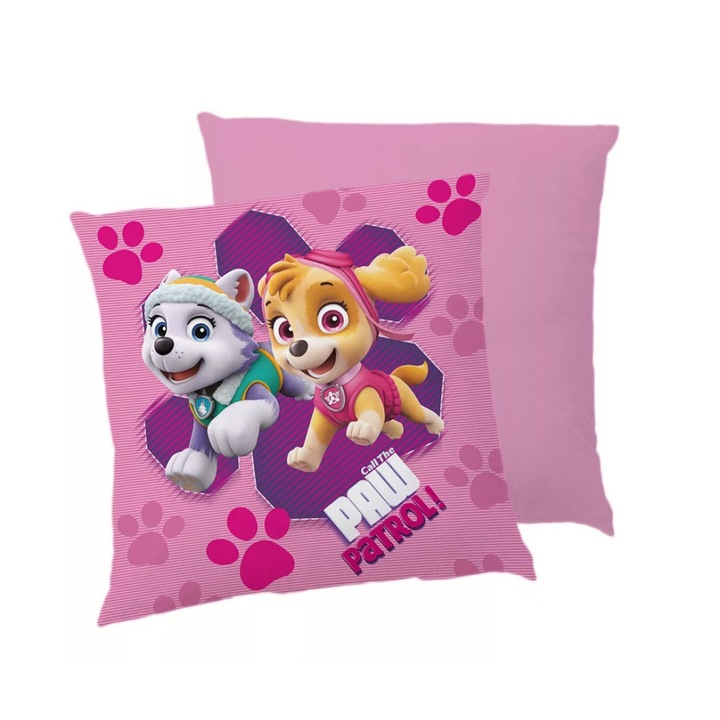 Mancs Őrjárat párna díszpárna pink power 40x40cm