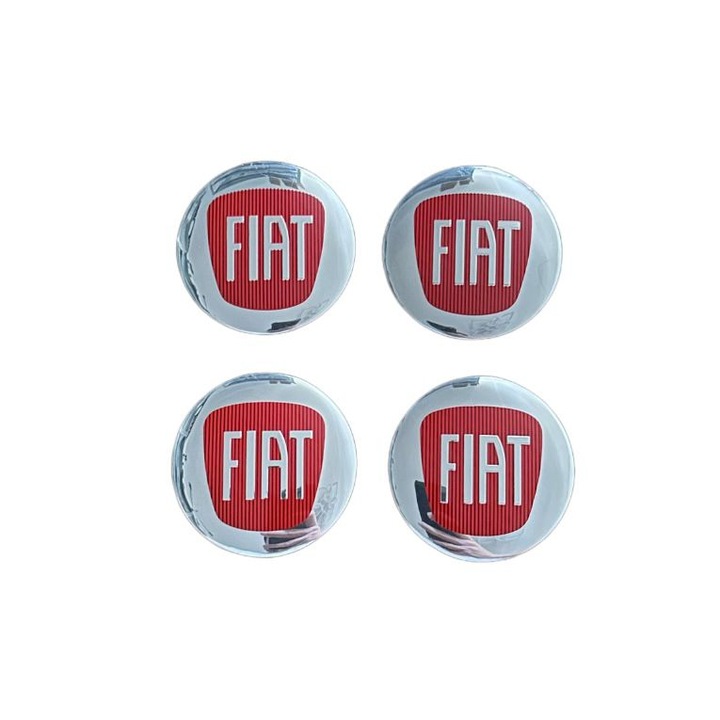 4 db matrica készlet abtibild Fiat (alumínium) öntapadó 56mm kerékburkolatokhoz