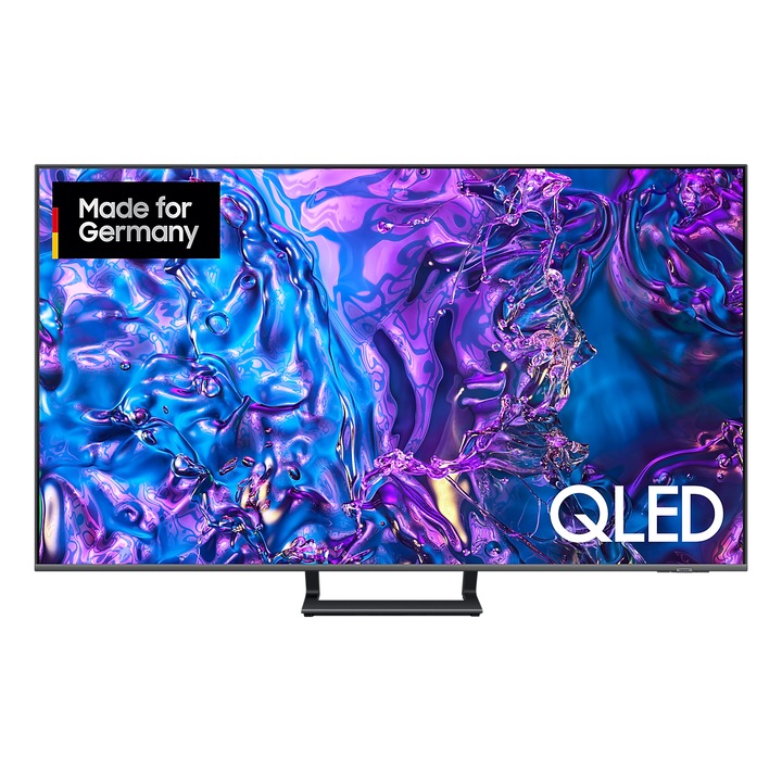 Televizor Samsung GQ55Q74DAT QLED TV (55 inch (138 cm), 4K UHD, HDR, Smart TV, control vocal (Alexa, Bixby), functie de inregistrare, 100 Hz, Q74D)