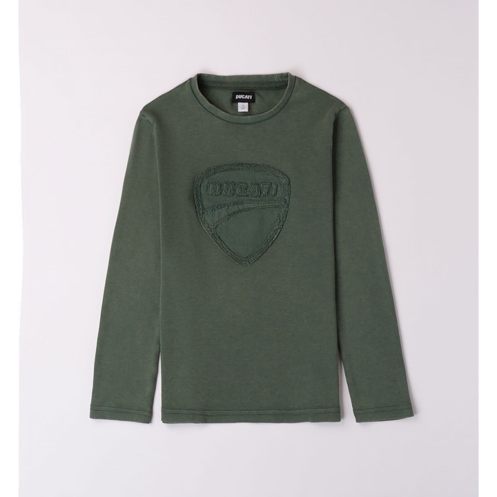 Bluza maneca lunga Ducati pentru baieti, G.7627, Verde