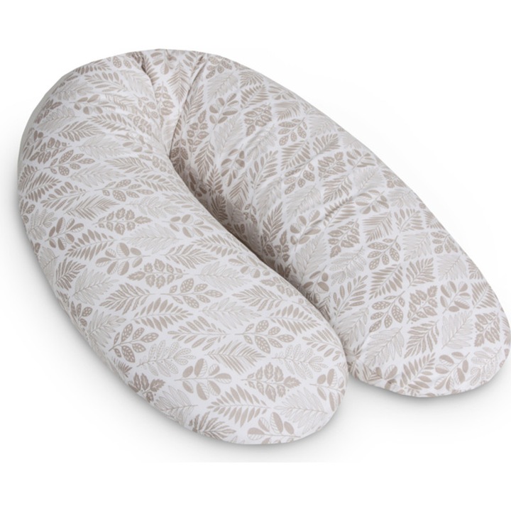 Perna pentru alaptat multifunctionala Maxi Frunze maro