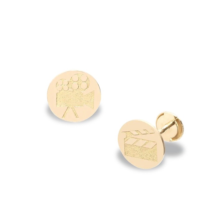 WALK OF FAME fülbevaló lányoknak, 14K sárga arany