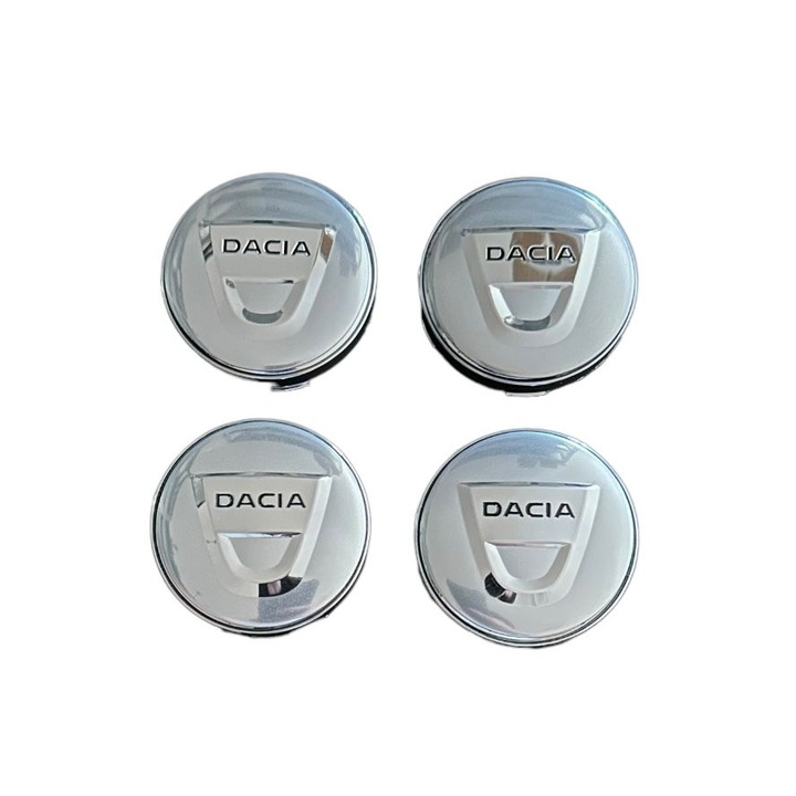 Set 4 capace roti 60mm Dacia compatibil/inlocuitor janta aliaj