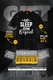 Мъжка тениска с надпис "Eat sleep, gym, repeat" - eat sleep gym repeat с щампа на лицето, 100% памук, черна, XS