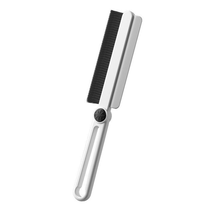 Perie multifuncțională și ștergător Leski, design ergonomic, alb, 24.7x4.5 cm