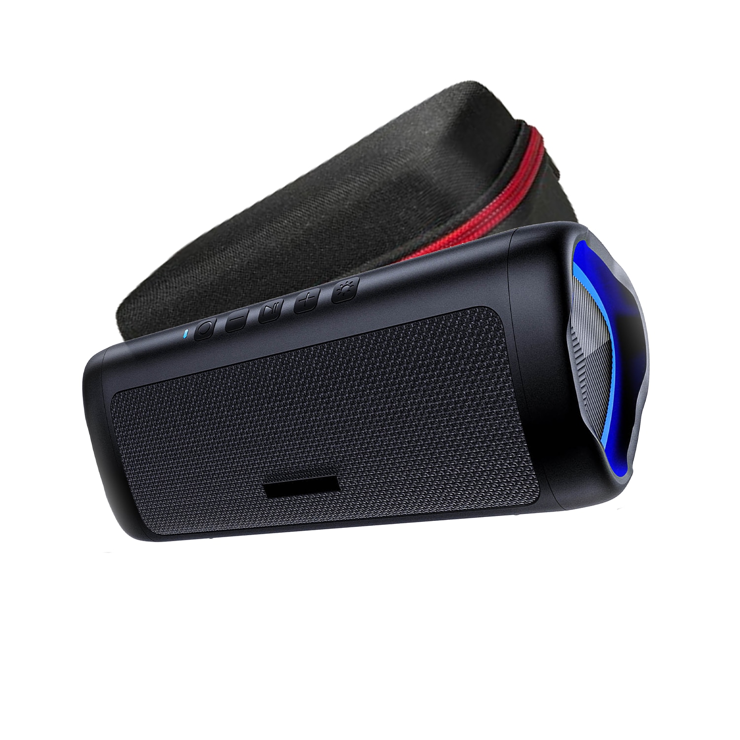 Boxa Portabila NEDTRIX™, Bluetooth 5.3, 10W, Super Bass HD, Waterproof  IPX5, Baterie Reincarcabila, Autonomie 24h, Geanta Transport, Suport Telefon/Tableta  Inclus - eMAG.ro