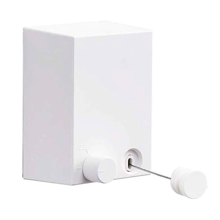 QttvbTna behúzható ruhaszárító, Rozsdamentes acél, Fehér