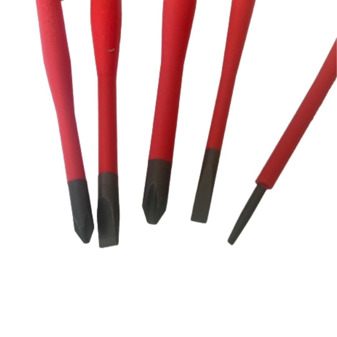 Set de surubelnite izolate electrician Wurth Zebra, 5 piese, cu